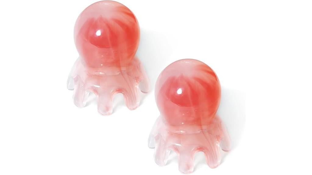 2 pack octopus head massager