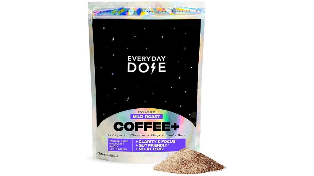 adaptogenic mushroom coffee with collagen
