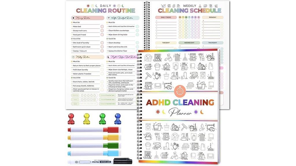 adhd cleaning planner checklist