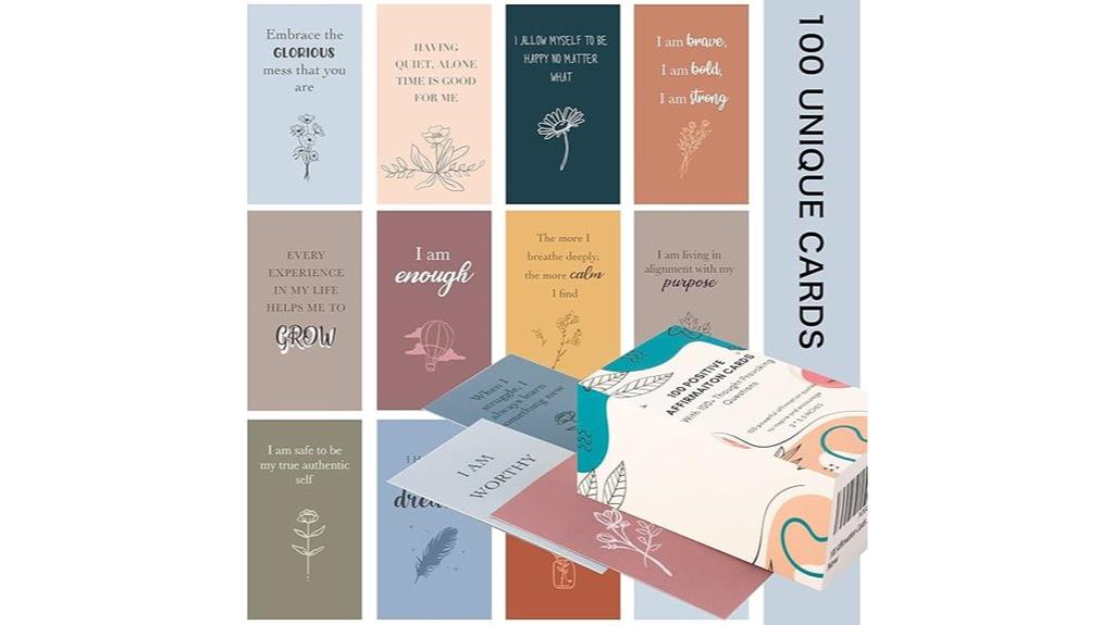 affirmation cards 150 questions