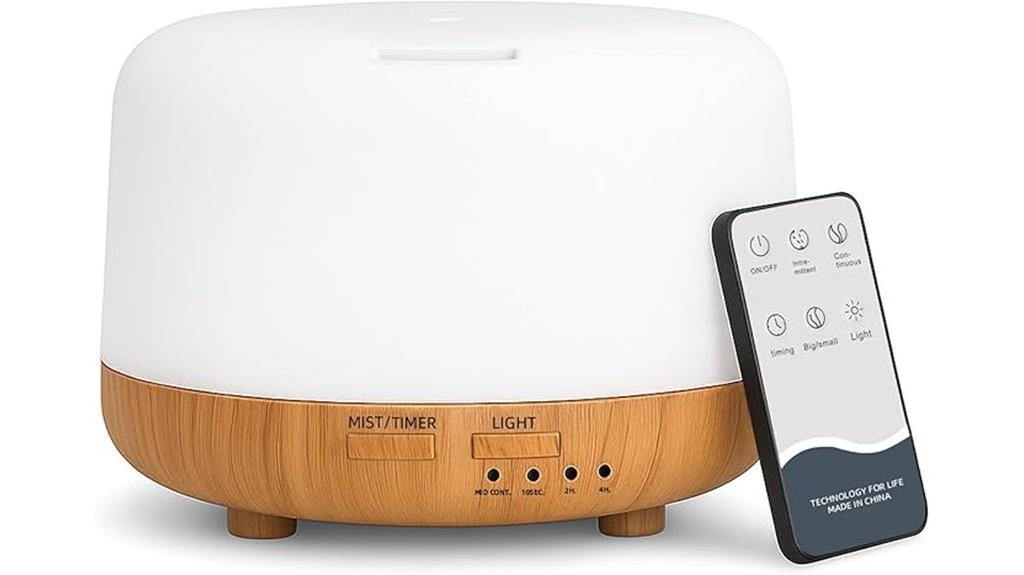 aromatherapy diffuser with remote