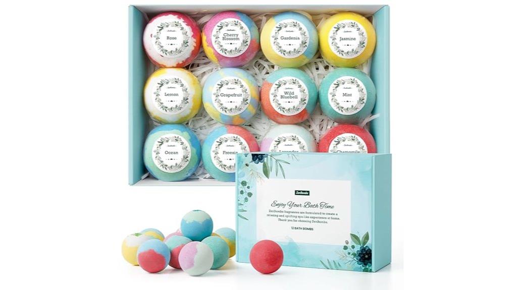 bath bombs for women 12pcs