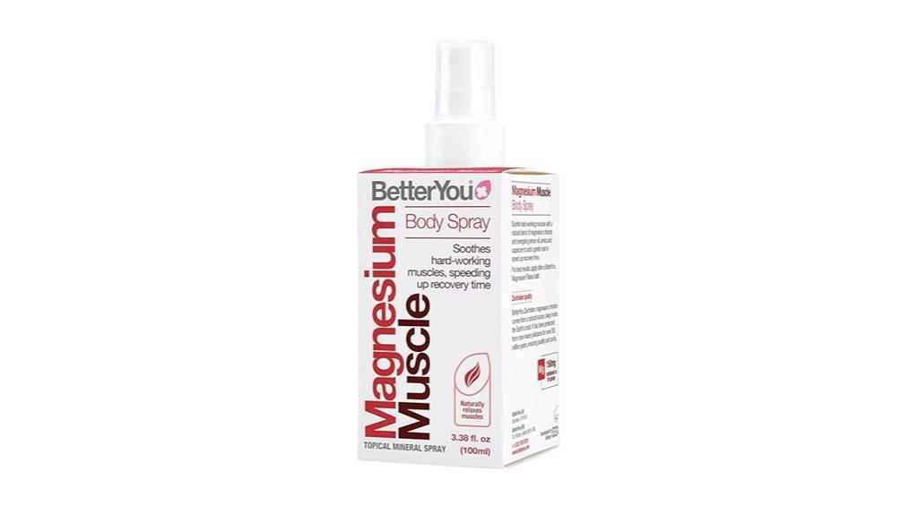 betteryou magnesium muscle body spray