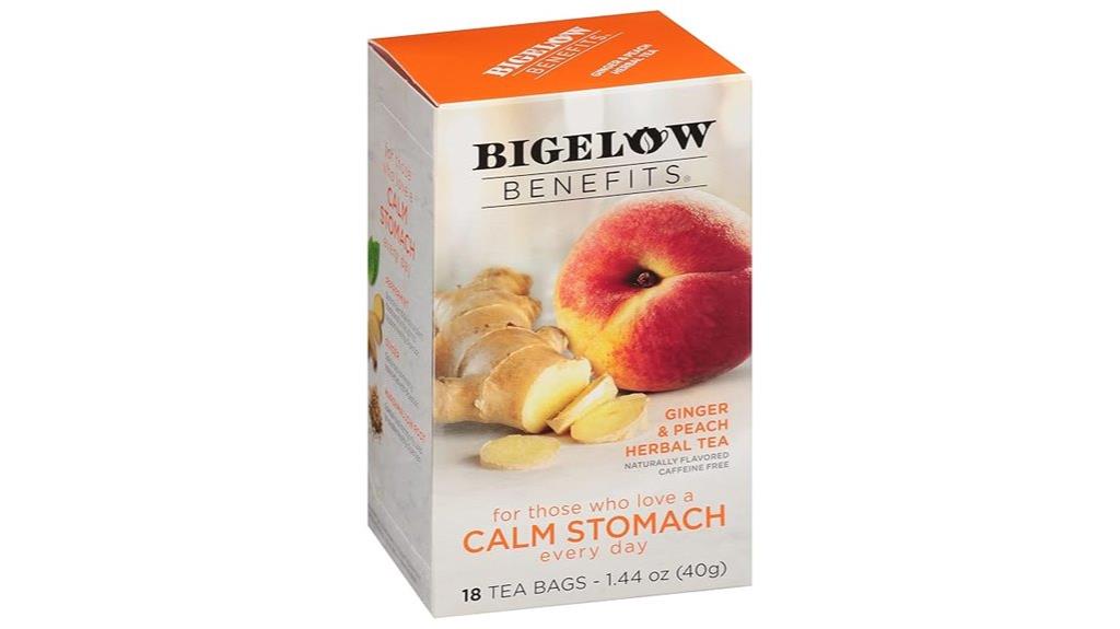 bigelow ginger peach celestial packaging