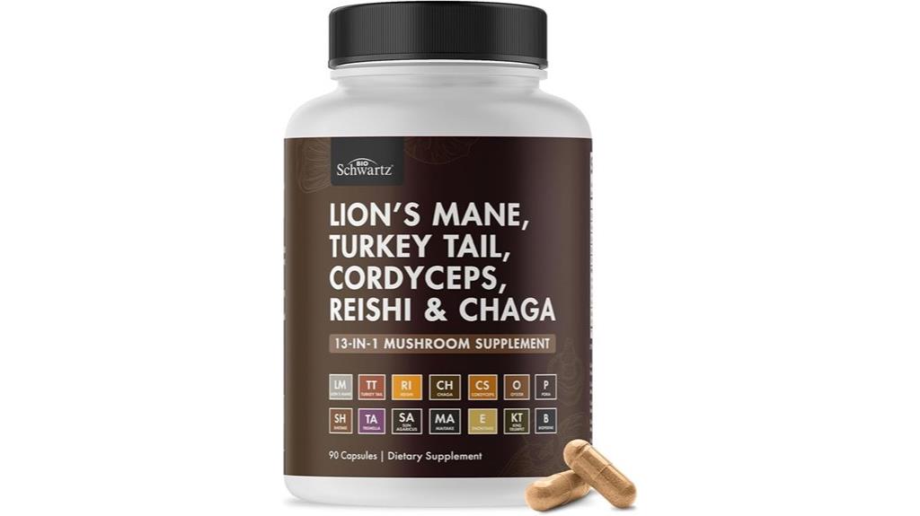 bioschwartz mushrooms 90 capsules