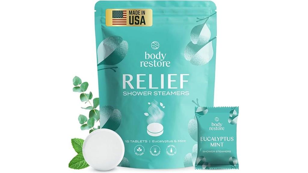 body restore shower steamers 15 pack