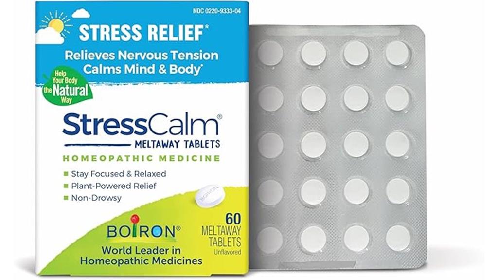 boiron stresscalm tablets 60 count