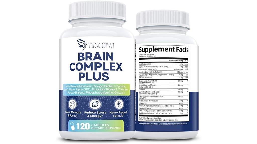 brain supplements memory focus nootropic