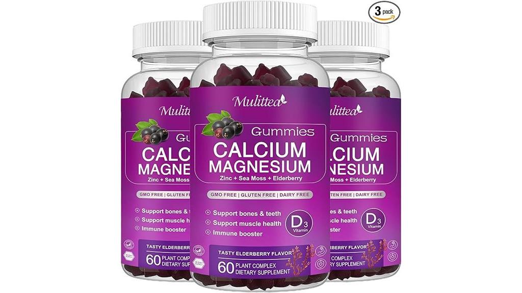 calcium magnesium zinc gummies