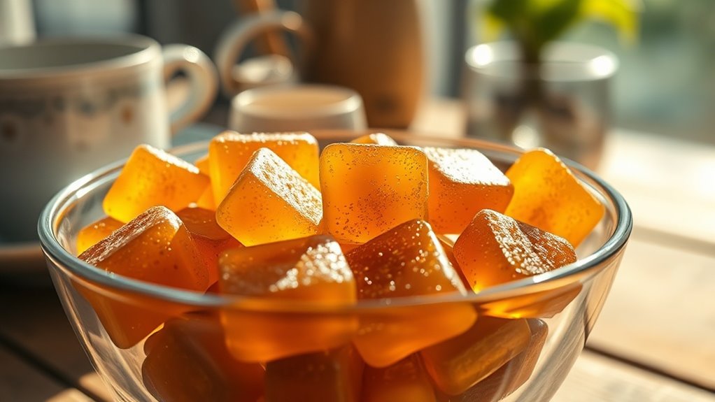 calm measured gummy dissolution dynamics