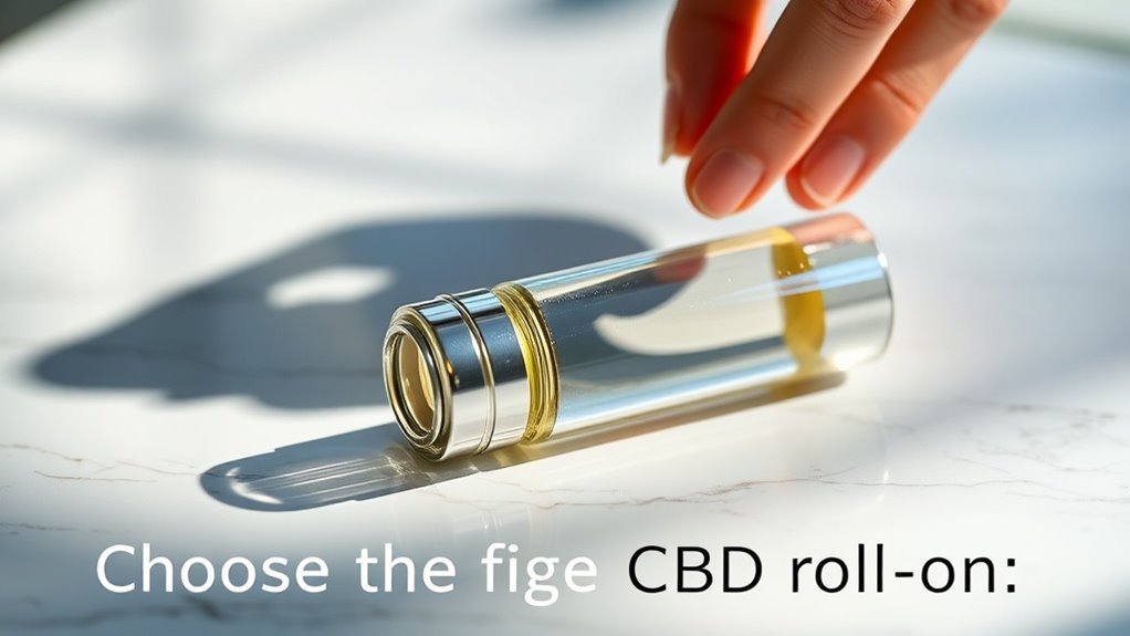 cbd roll on selection guide and safety