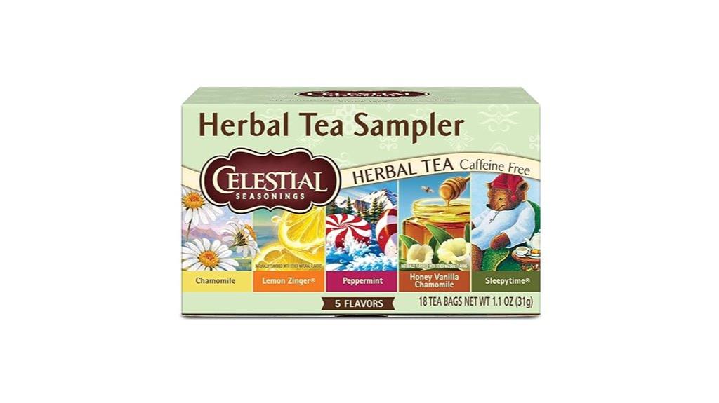 celestial seasonings caffeine free teas