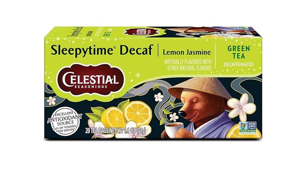 celestial seasonings decaf lemon jasmine