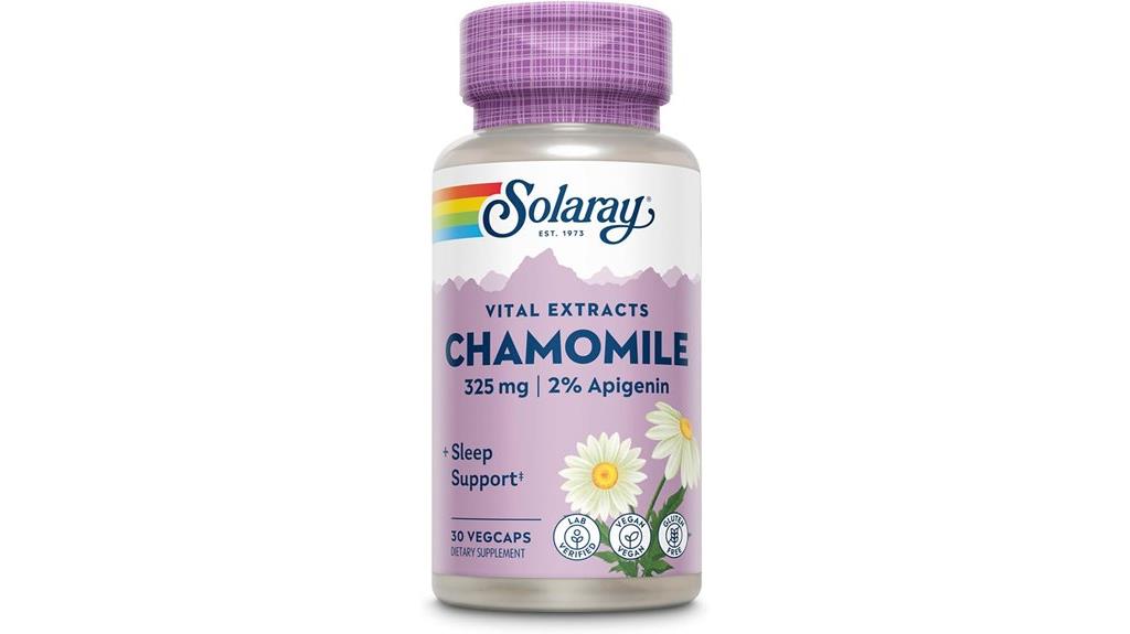 chamomile extract capsule supplement potency