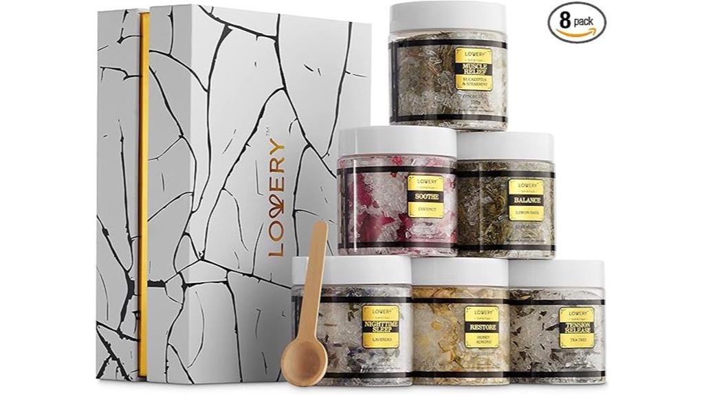 christmas bath salts gift basket