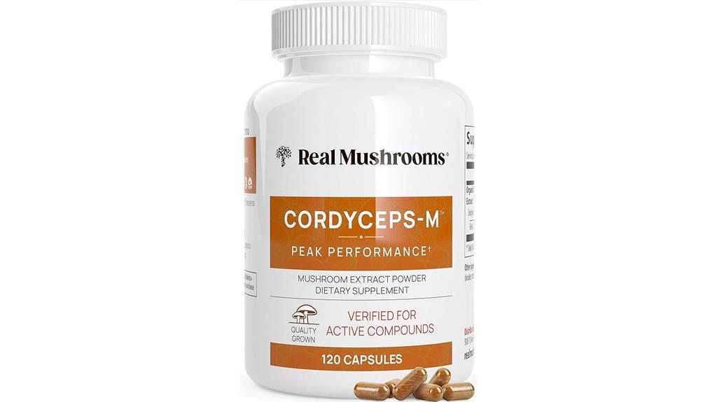 cordyceps supplement capsules label