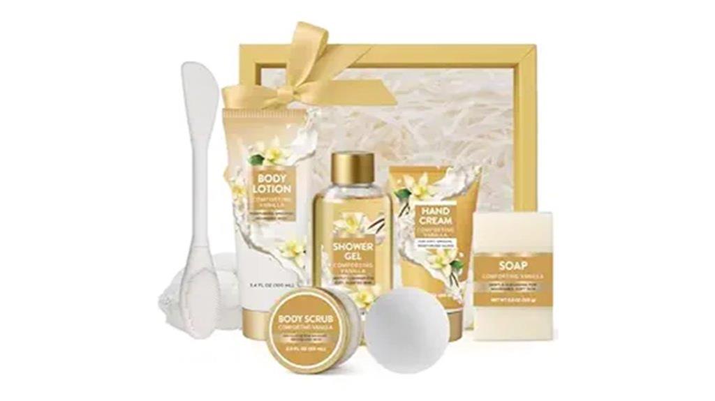 cozy vanilla christmas gift sets