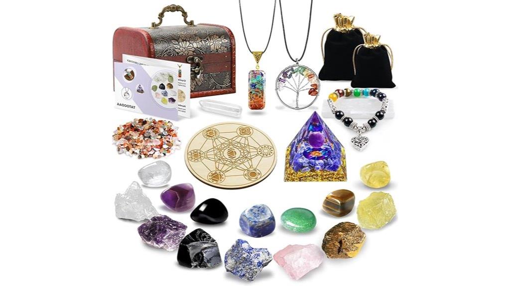 crystals and healing stones kit