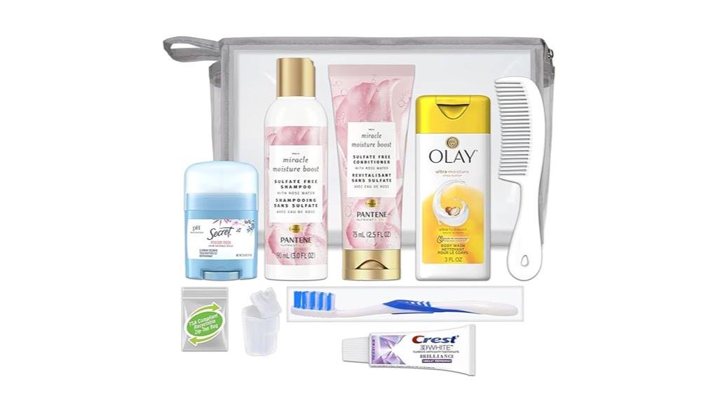 deluxe 10 piece travel kit