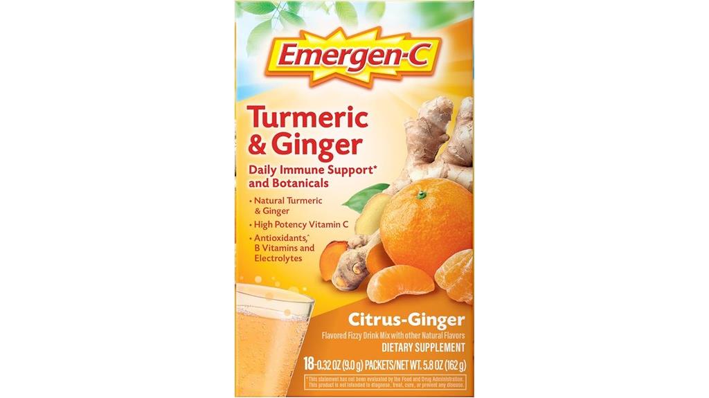 emergen c citrus ginger drink mix