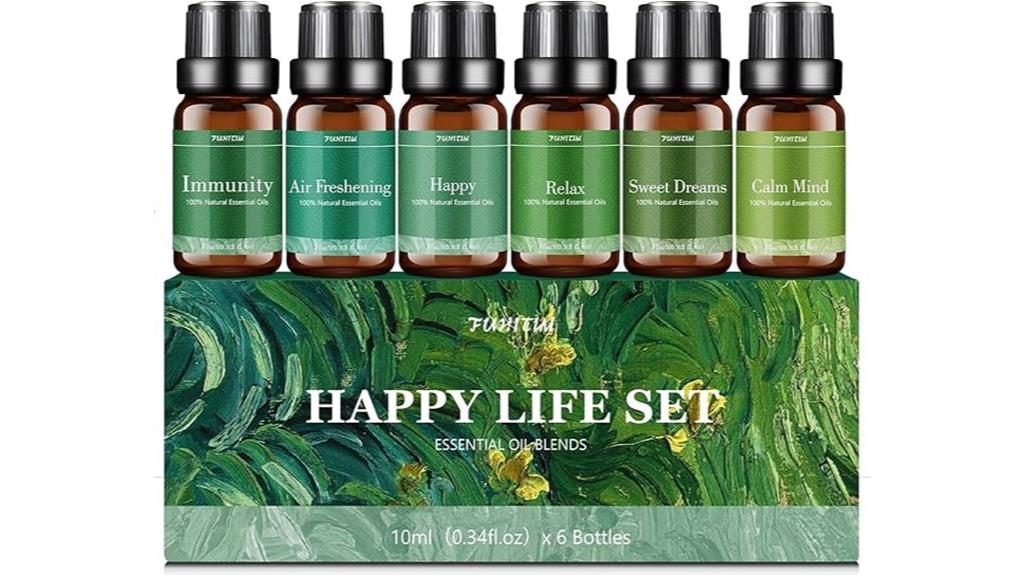 essential oils diffuser blends set