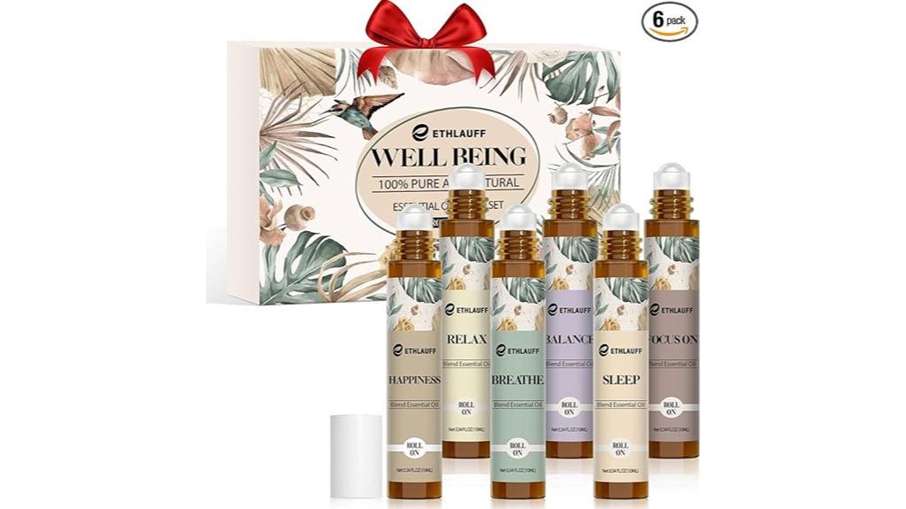 essential oils roll on set