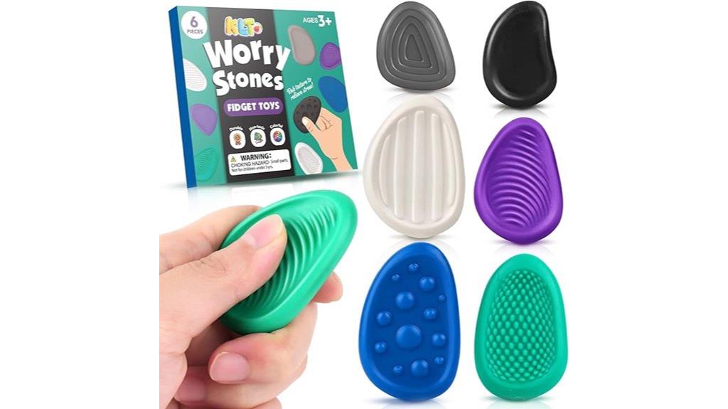 fidget stone anxiety relief pack