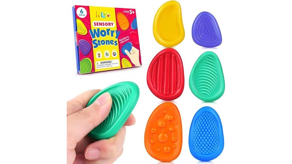 fidget stone sensory toy pack
