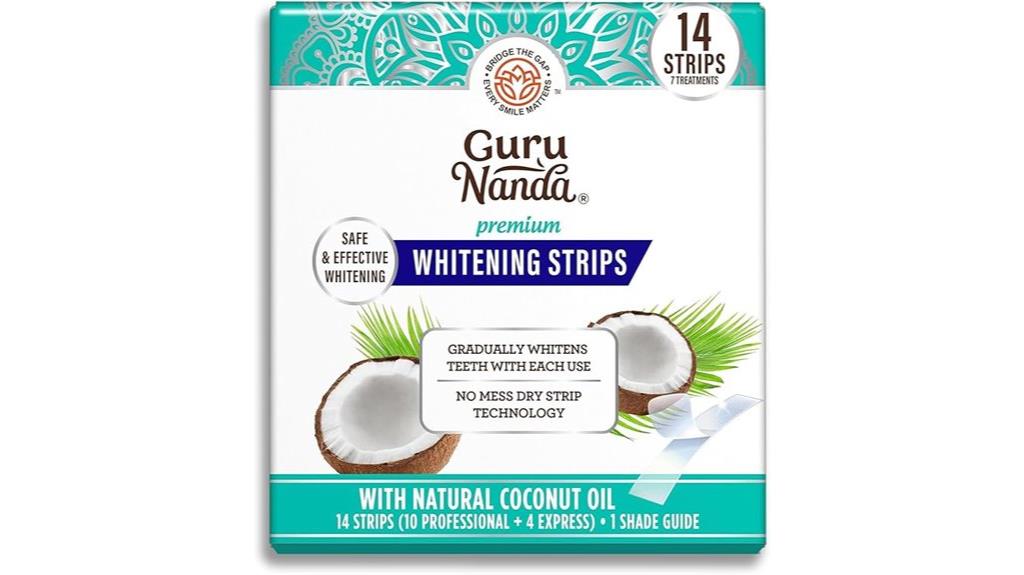 gurunanda whitening strips 7 day