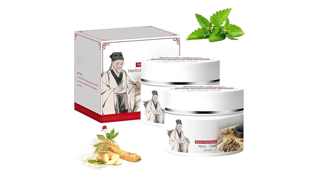 herbal body cream with menthol