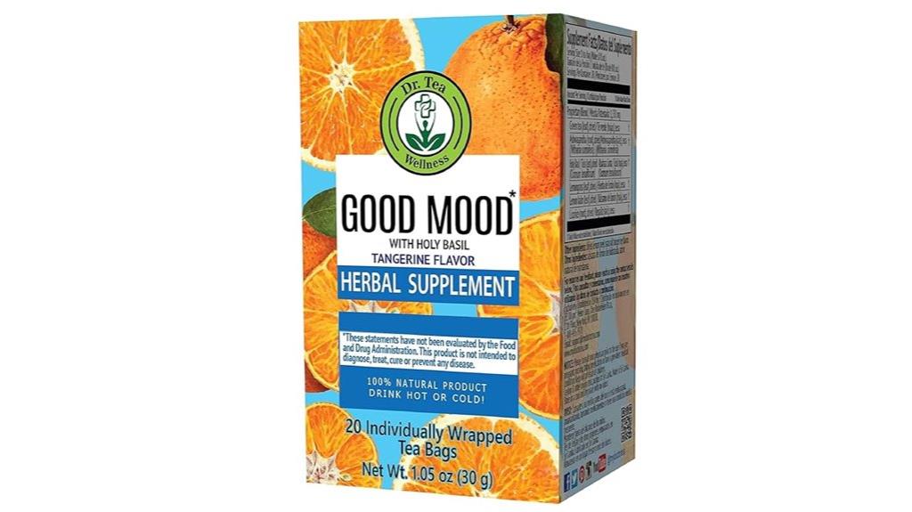 holy basil tangerine tea bags