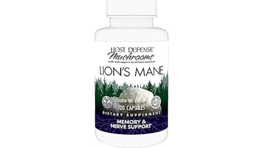 host defense lion s mane capsules