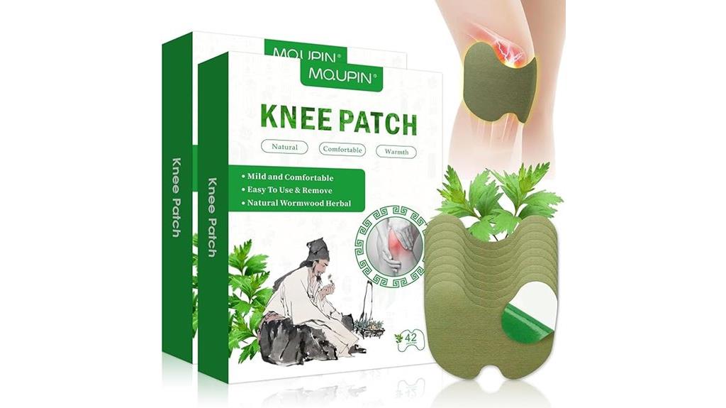 knee patches with wormwood extract