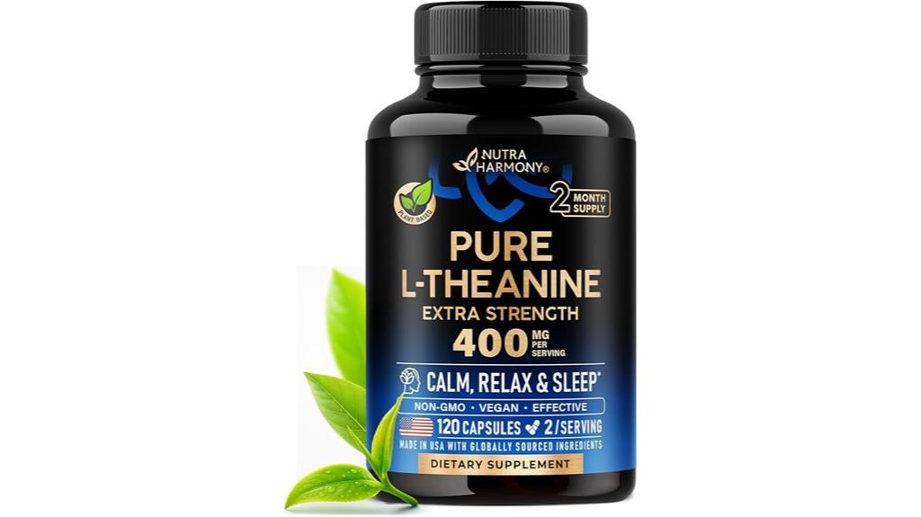 l theanine 400 mg supplement