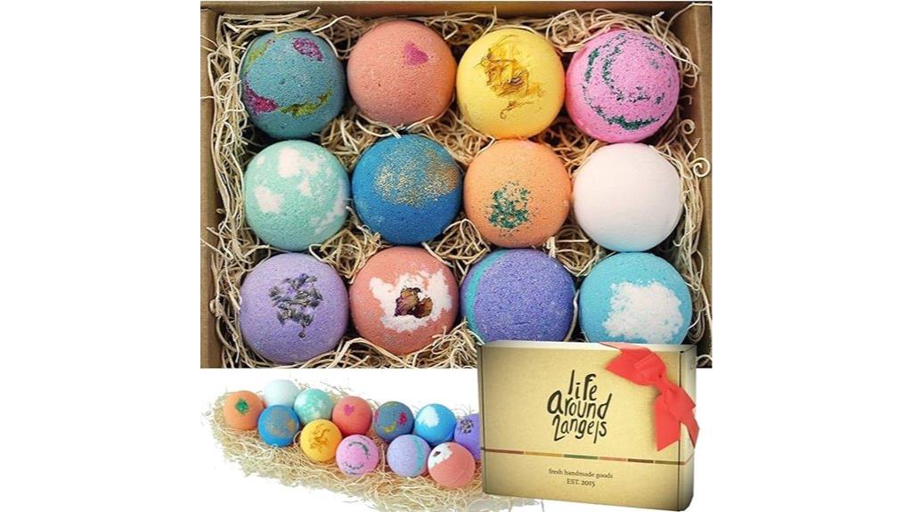 lifearound2angels bath bomb gift set