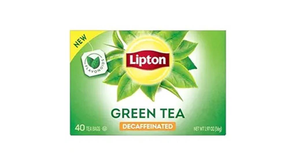 lipton decaffeinated green tea
