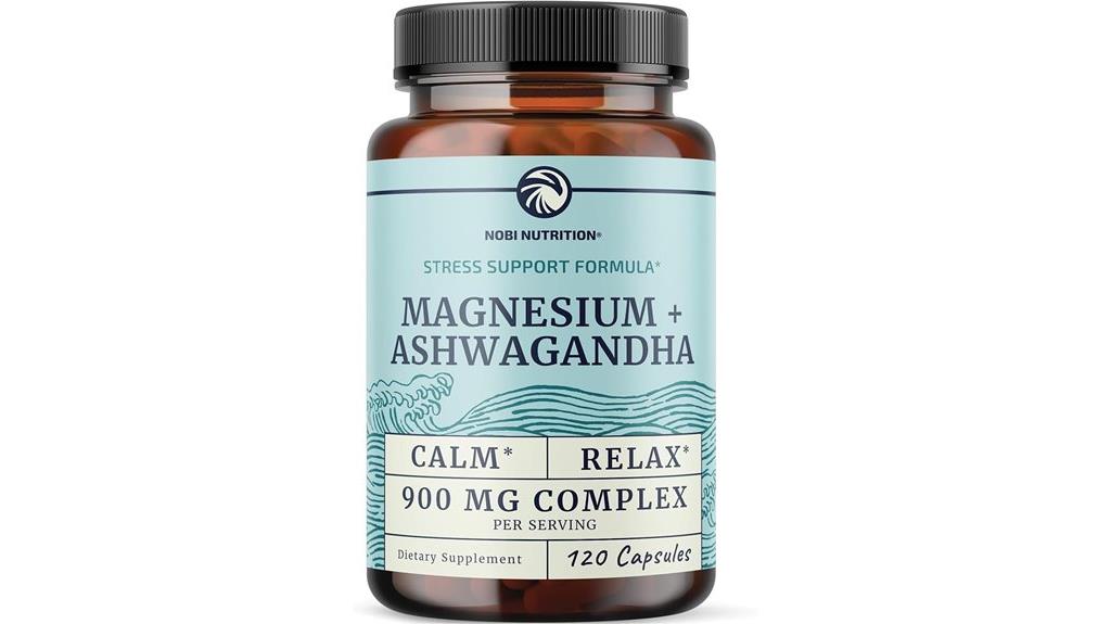 magnesium ashwagandha supplement facts