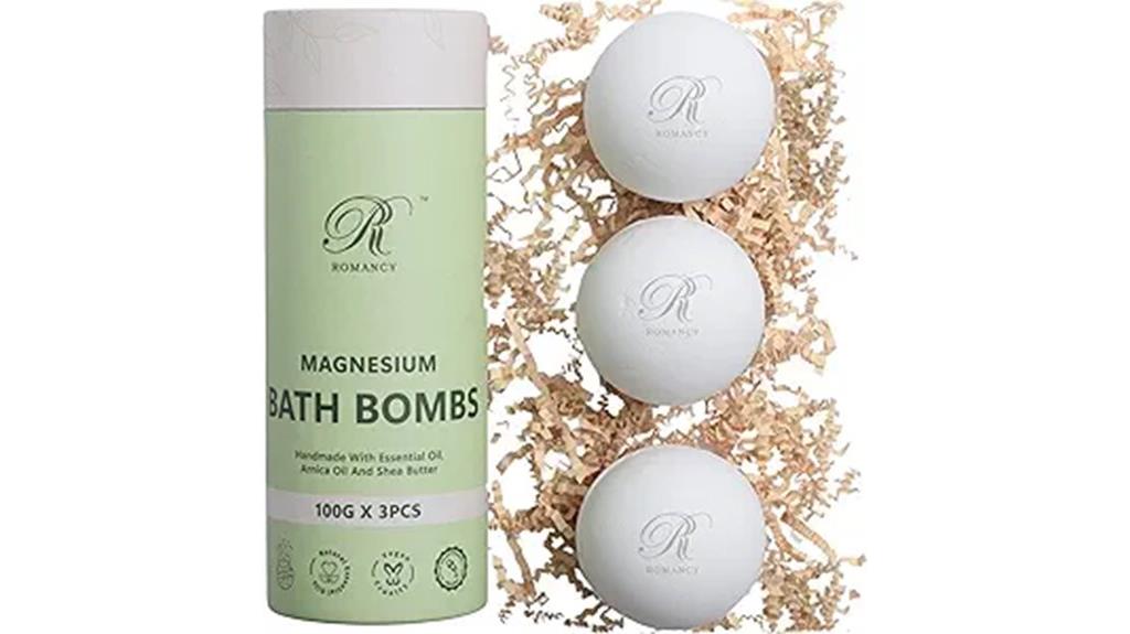 magnesium bath bomb gift set