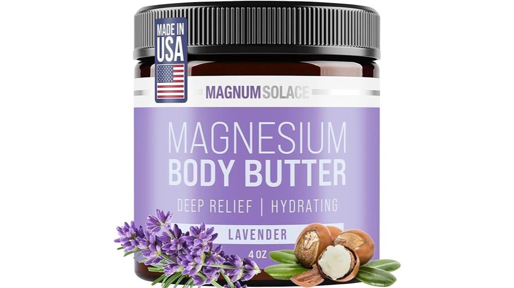 magnesium nighttime lavender body butter