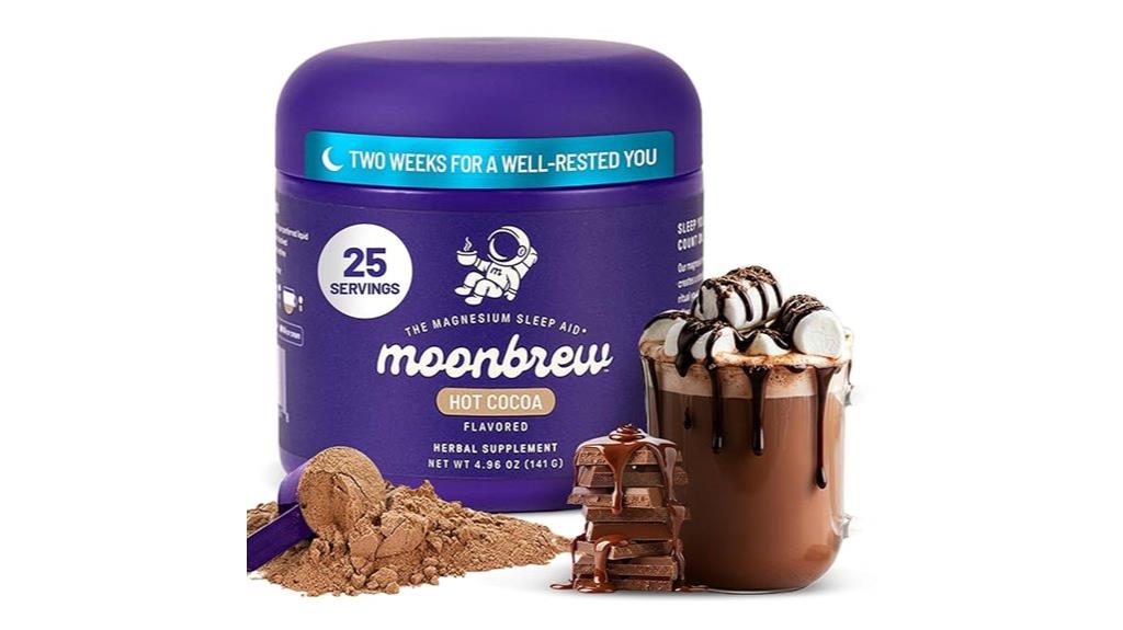 moonbrew nighttime magnesium hot cocoa