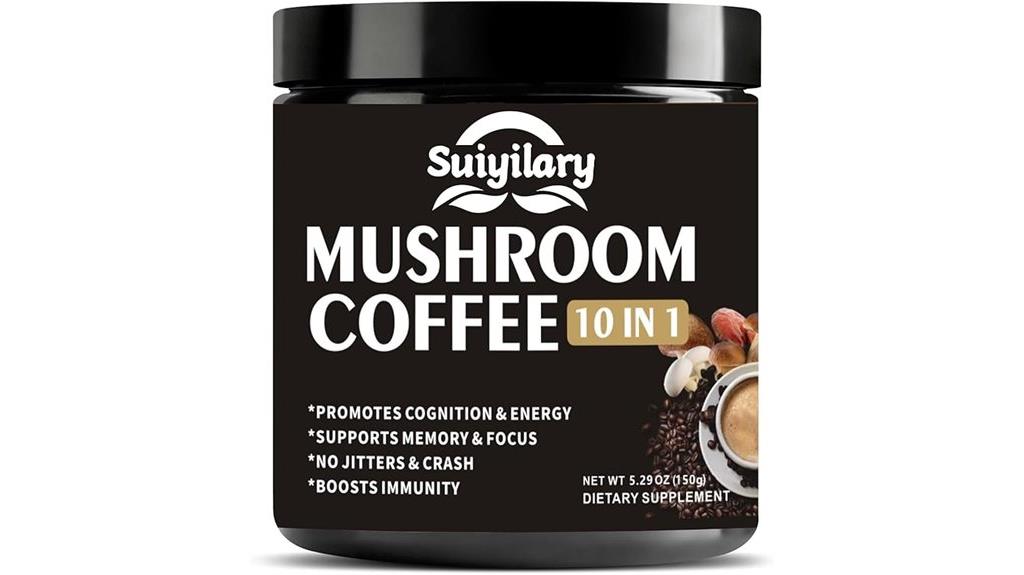 mushroom coffee with 10 mushroom extract