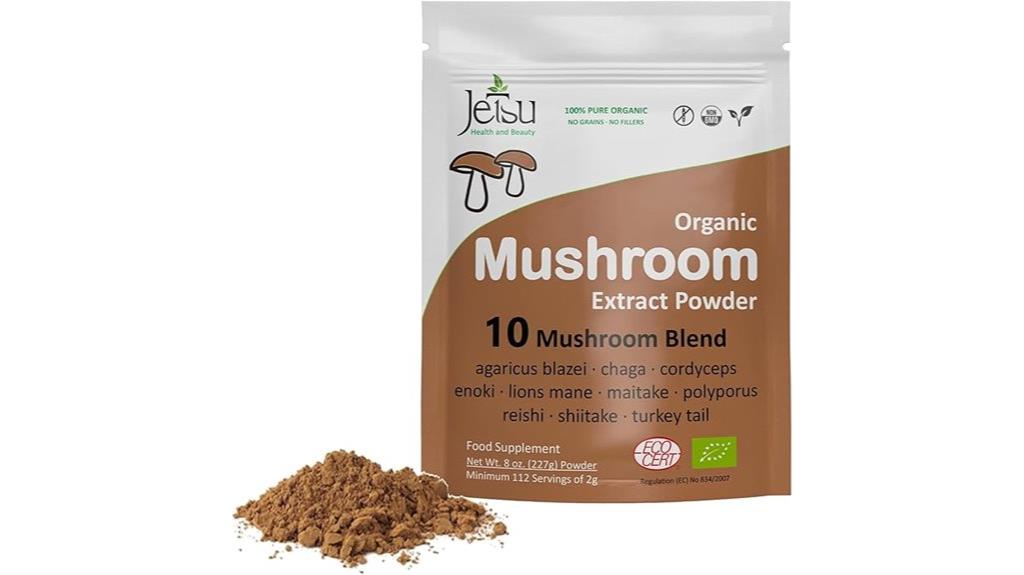 mushroom extract brain supplement blend