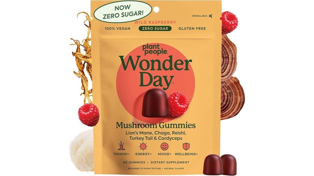 mushroom gummies for wellbeing