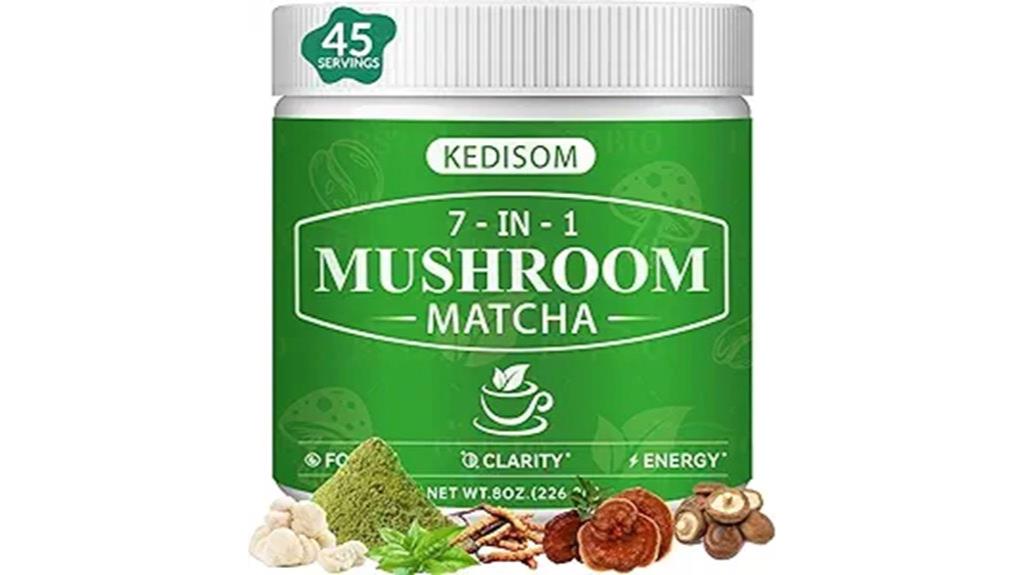 mushroom matcha adaptogenic blend