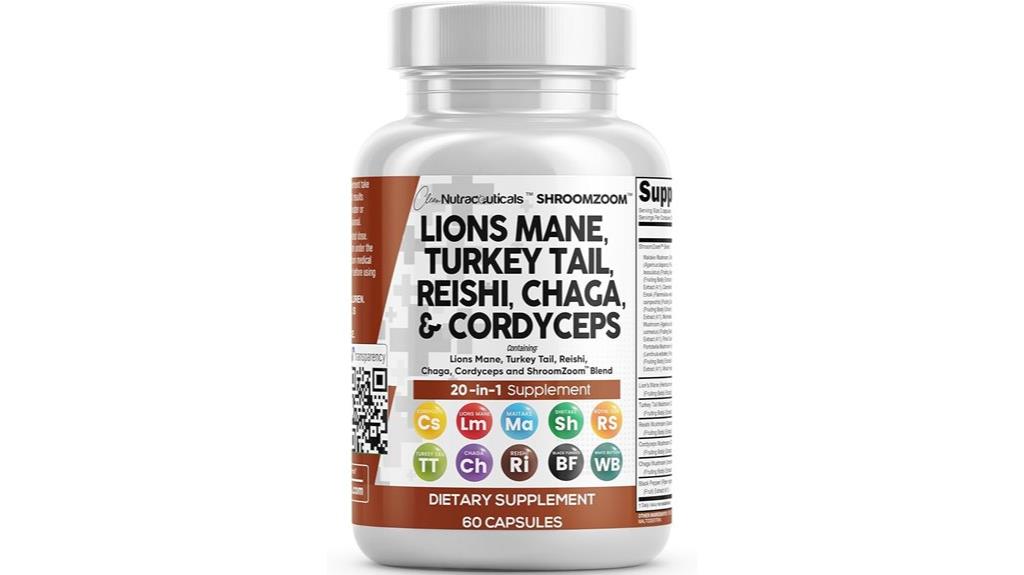 n lion s mane 20in1 mushroom supplement