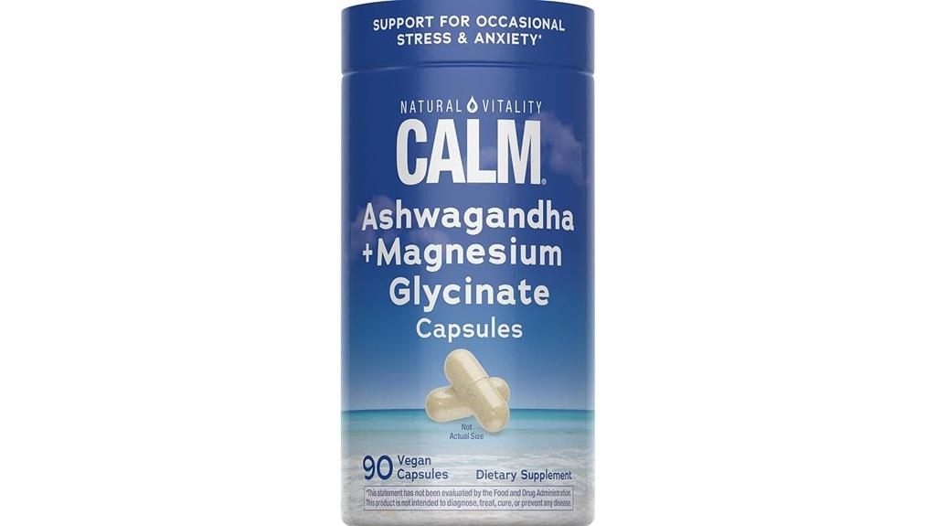 natural vitality calm ashwagandha magnesium glycinate