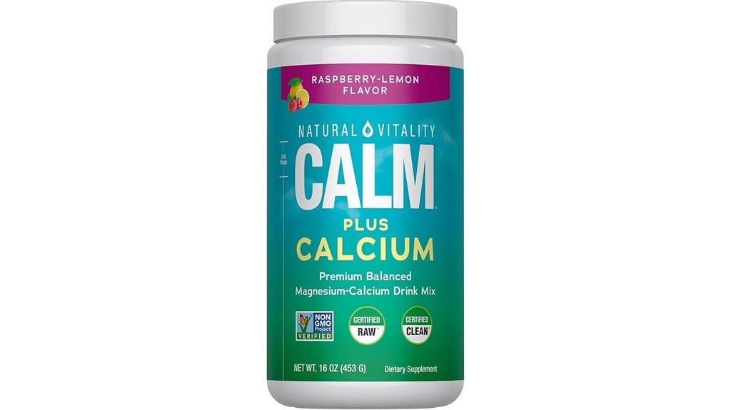 natural vitality calm magnesium calcium supplement drink mix