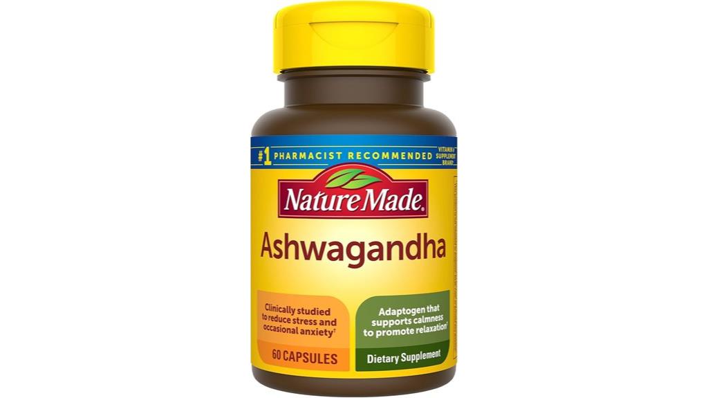 nature made ashwagandha 125mg capsules