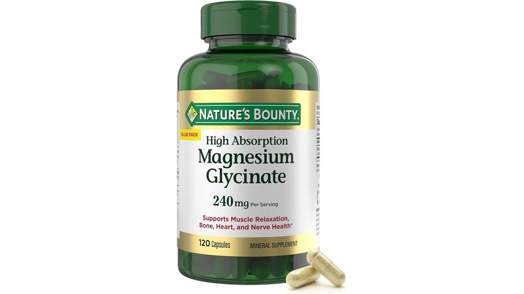 nature s bounty magnesium glycinate