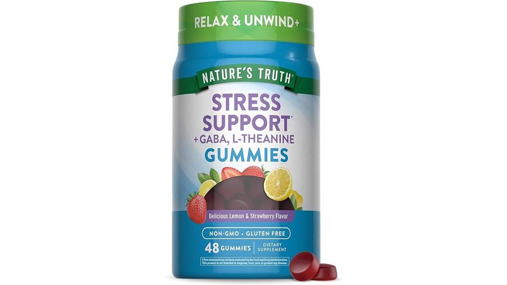 nature s truth stress relief gummies